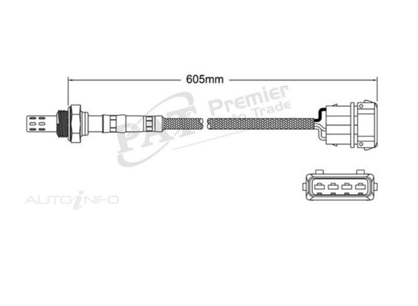 Walker Oxygen Sensor Pre-cat For Volkswagen Transporter SWB LWB T4 2.5L/2.0L