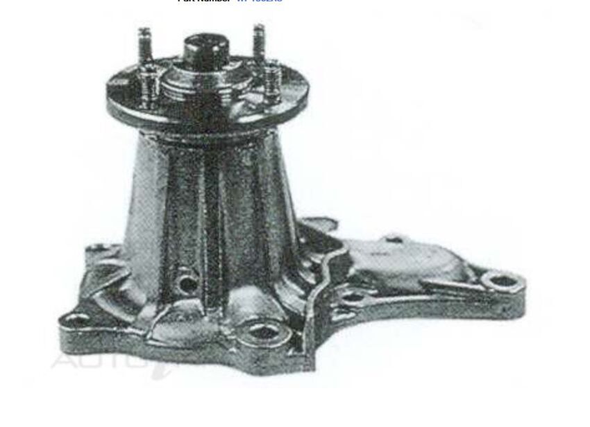 Alcius Engine Water Pump For Toyota Celica AA63R 1.6L 4AGEU 2d Liftback