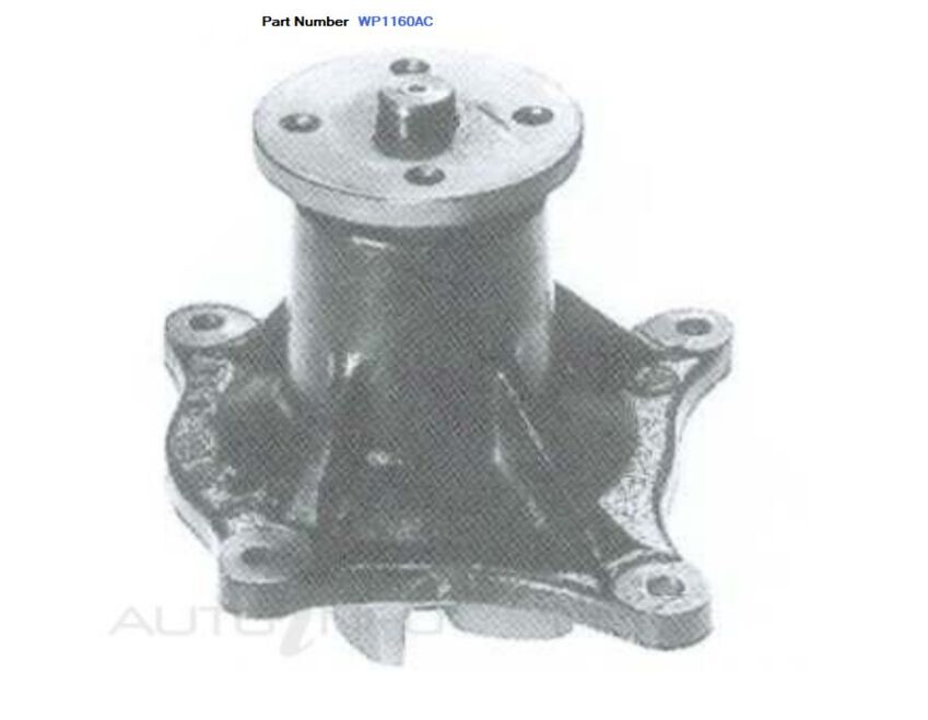 Alcius Engine Water Pump For Mitsubishi Fuso Canter FE FG /Rosa BE BH