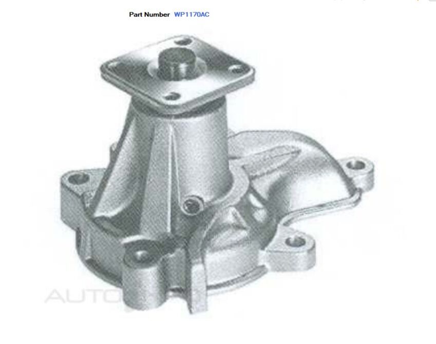 Alcius Water Pump For Nissan Bluebird U11 U12 1.6L/1.8L CA16S, CA16S, CA18ET