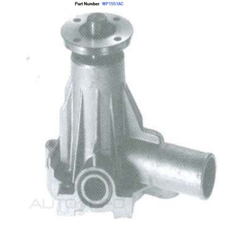 Alcius Engine Water Pump For Volvo 760 GLE Turbo 2.3L B230E/B230ET 4D Sedan