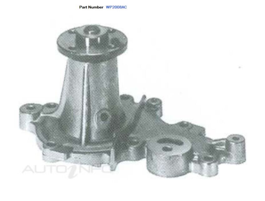 Alcius Engine Water Pump For Holden Drover QB 1.3L G13A 1985-1987