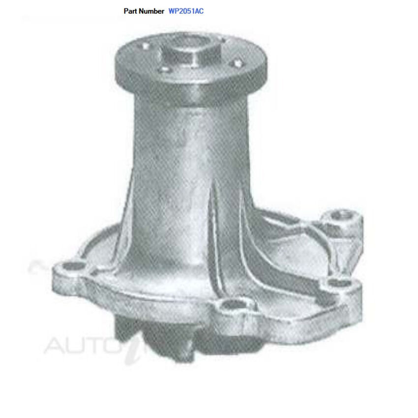 Alcius Engine Water Pump For Mazda 1000 1.4L UC 4D Sedan 1970-1978