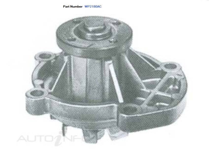 Alcius Engine Water Pump For Saab 99 2.0L/1.9L B20, PE104S 4D Sedan