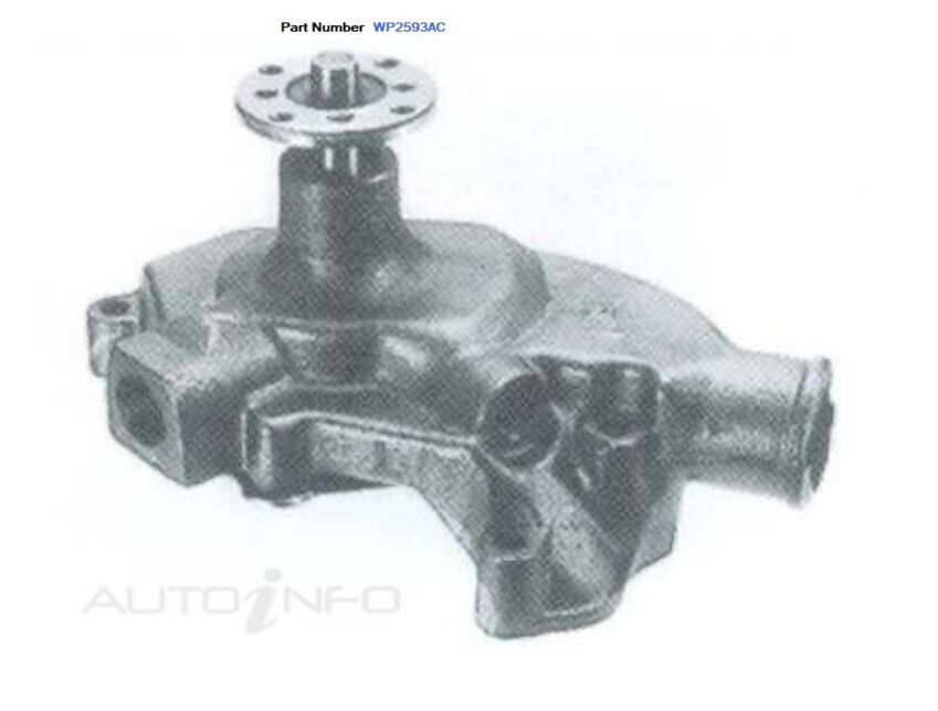 Alcius Engine Water Pump For Holden Kingswood HK HT 5.0L V8 307