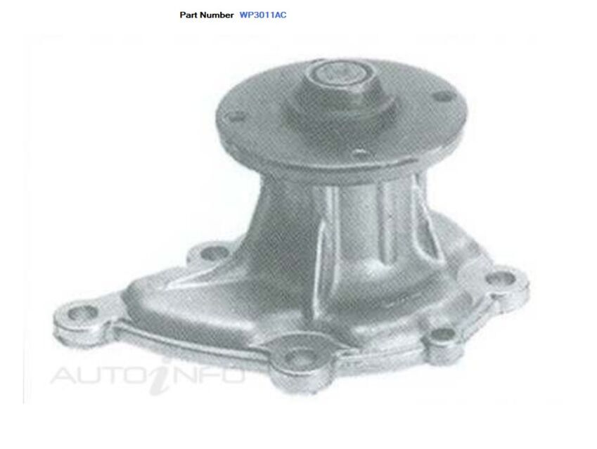 Alcius Engine Water Pump For Nissan Sunny B310 B122 1.2L/1.4L/1.5L A12, A14, A15