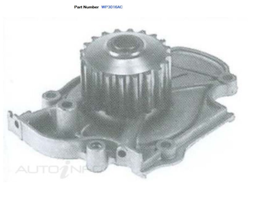 Alcius Engine Water Pump For Honda Prelude S, Si BA BB 2.2L F2226, F22A1