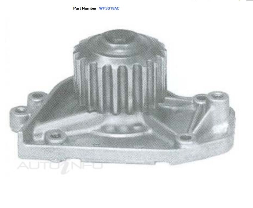 Alcius Engine Water Pump For Honda Vigor CA 1.8L B18A 4D Sedan