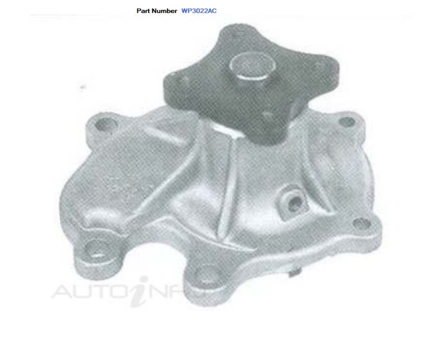 Alcius Engine Water Pump For Nissan Prairie M11 2.4L KA24E 4D Wagon