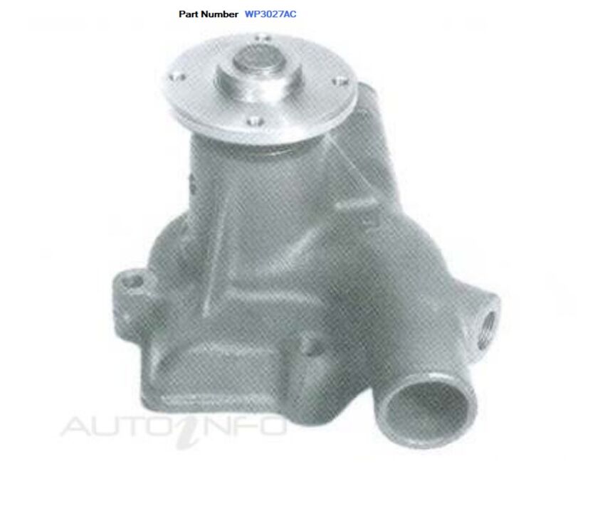 Alcius Water Pump For Nissan Navara SD25 2.5L D21 DX I4 8V 2 Door Ute-SC-Utility