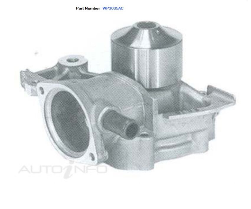 Alcius Water Pump For Subaru Outback BR B14, BP B13, BH B12 2.5L EJ251, EJ253