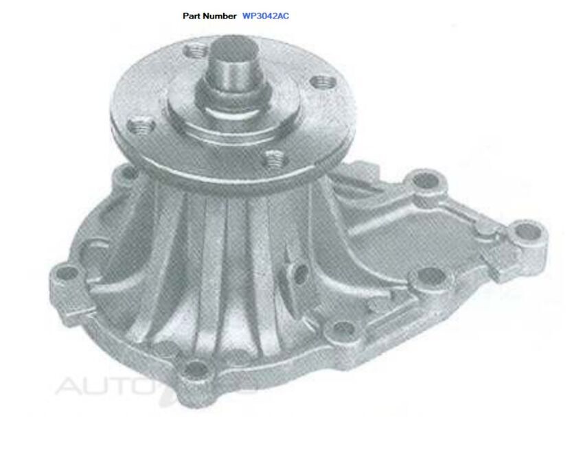 Alcius Engine Water Pump For Toyota Cressida MX83R 3.0L 7MGE 4D Sedan