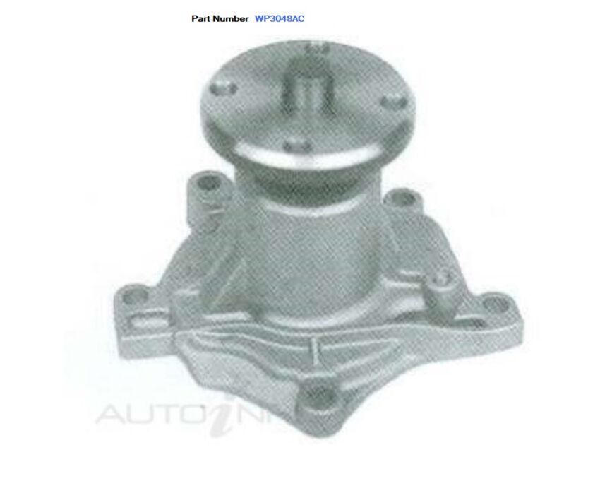 Alcius Engine Water Pump For Holden Shuttle WFR 1.9L/2.0L 4ZC1, 4FC1