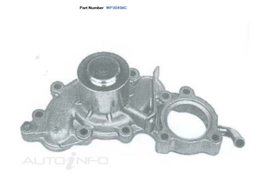 Alcius Engine Water Pump For Toyota Hilux Surf SSR VZN130R 3.0L V6 3VZE