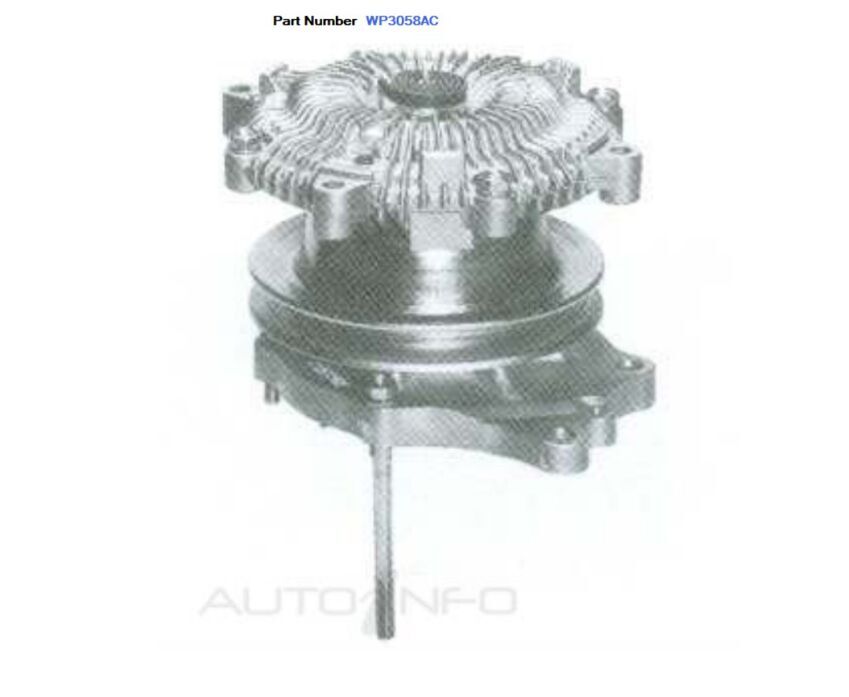 Alcius Water Pump For Nissan Datsun D21 1.6L/1.8L/2.0L Z20S, NA16S, Z18S, Z165