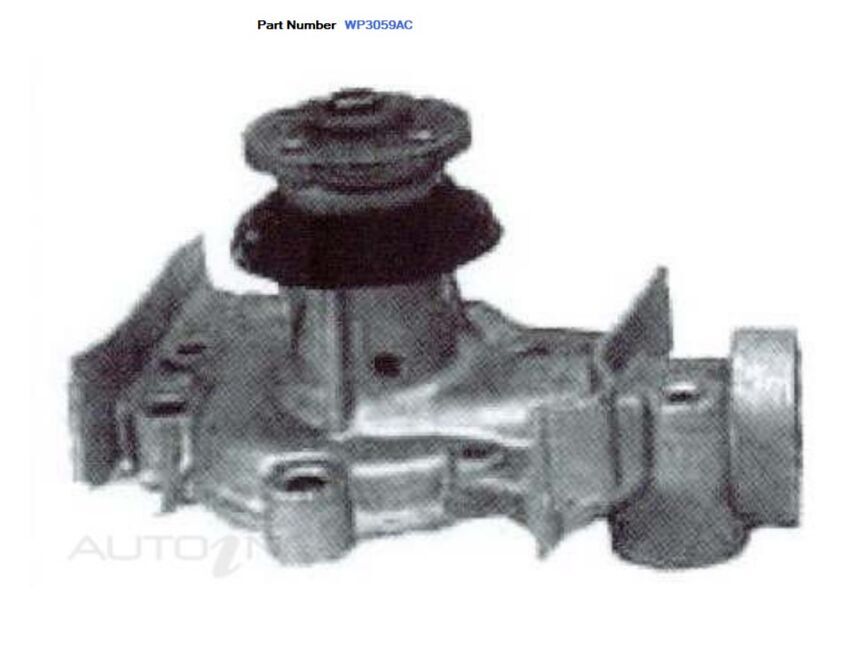 Alcius Engine Water Pump For Daihatsu Opti 0.7L EF 2D Hatchback 1995-1998