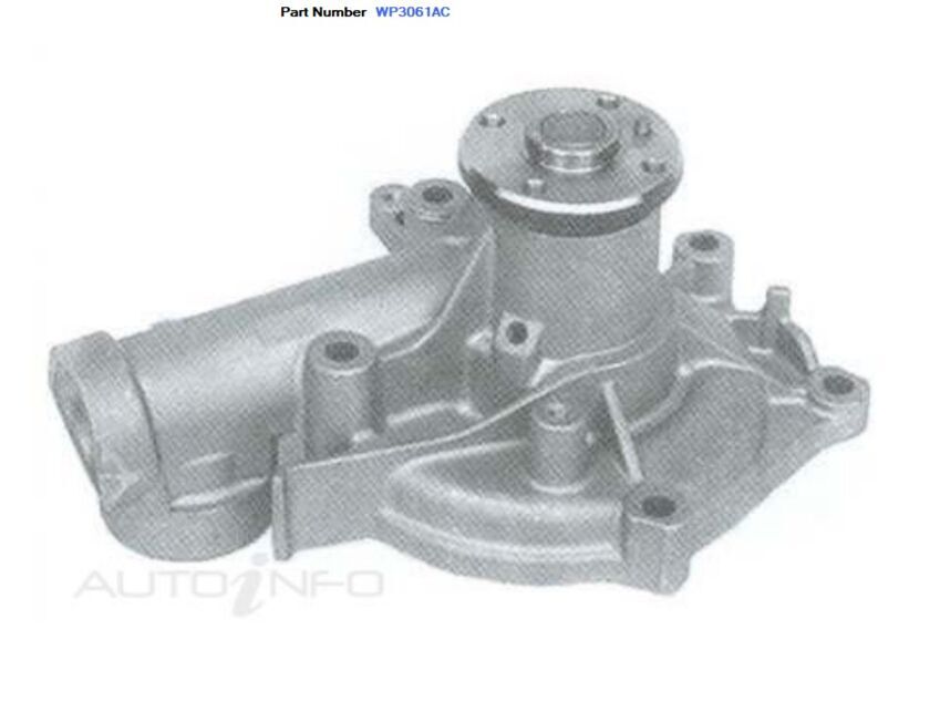 Alcius Engine Water Pump For Mitsubishi Galant VR-4 HG HH SB SC SD SF SG 2.0L