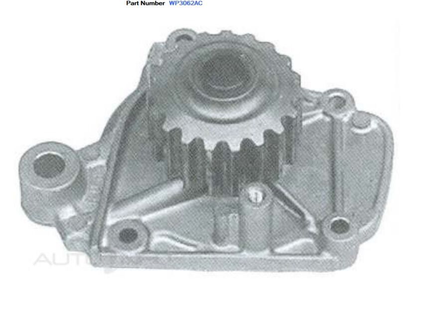 Alcius Engine Water Pump For Honda CRX AS 1.6L ZC 2D Coupe 1984-1987