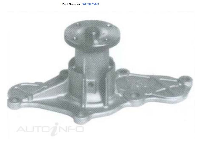 Alcius Engine Water Pump For Mazda 323 Astina BA V6 2.0L KF 4D Hardtop/Hatchback