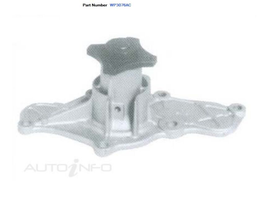 Alcius Engine Water Pump For Eunos 500 V6 1.8L/2.0L K8DE, KFZE 4D Sedan