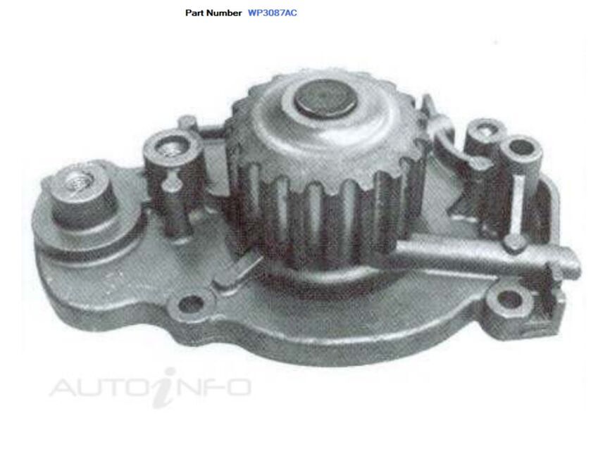 Alcius Engine Water Pump For Honda Ascot Innova 4WD CC 2.3L H23A