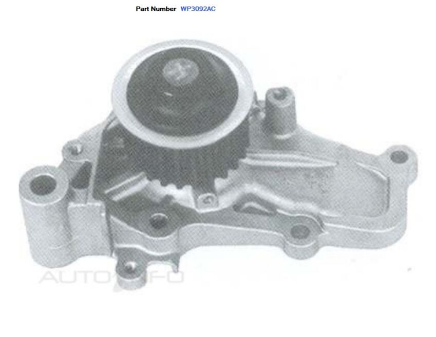 Alcius Engine Water Pump For Proton Wira Aeroback 1.6L 4G92 4D Sedan/Hatchback