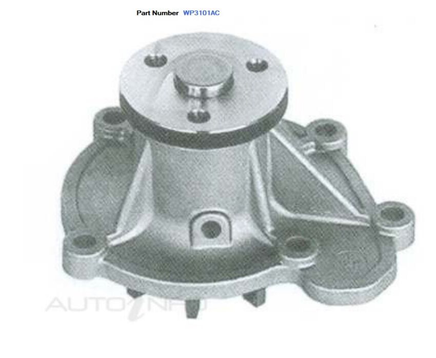 Alcius Engine Water Pump For Nissan Cube Z10 1.3L CG13DE 4D Hatchback