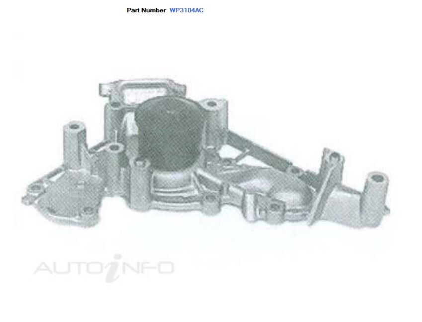 Alcius Engine Water Pump For Lexus LX470 UZJ100R V8 4.3L 2UZFE