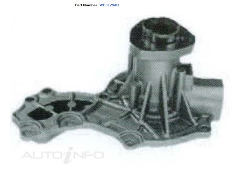 Alcius Engine Water Pump For Volkswagen Transporter Kombi SWB T4 2.0L AAC