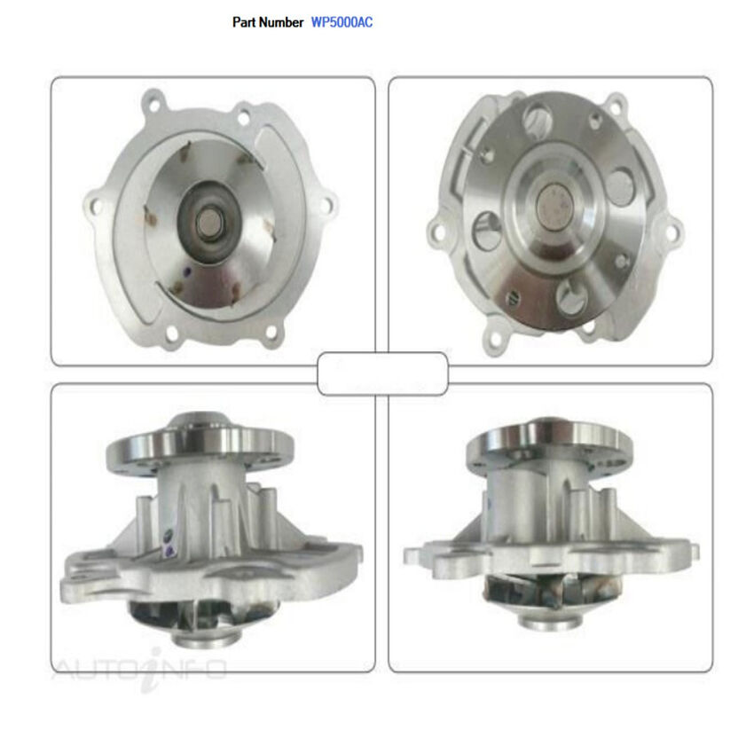 Alcius Engine Water Pump For Holden One Tonner Cross 6 VZ V6 3.6L LE0(HB)