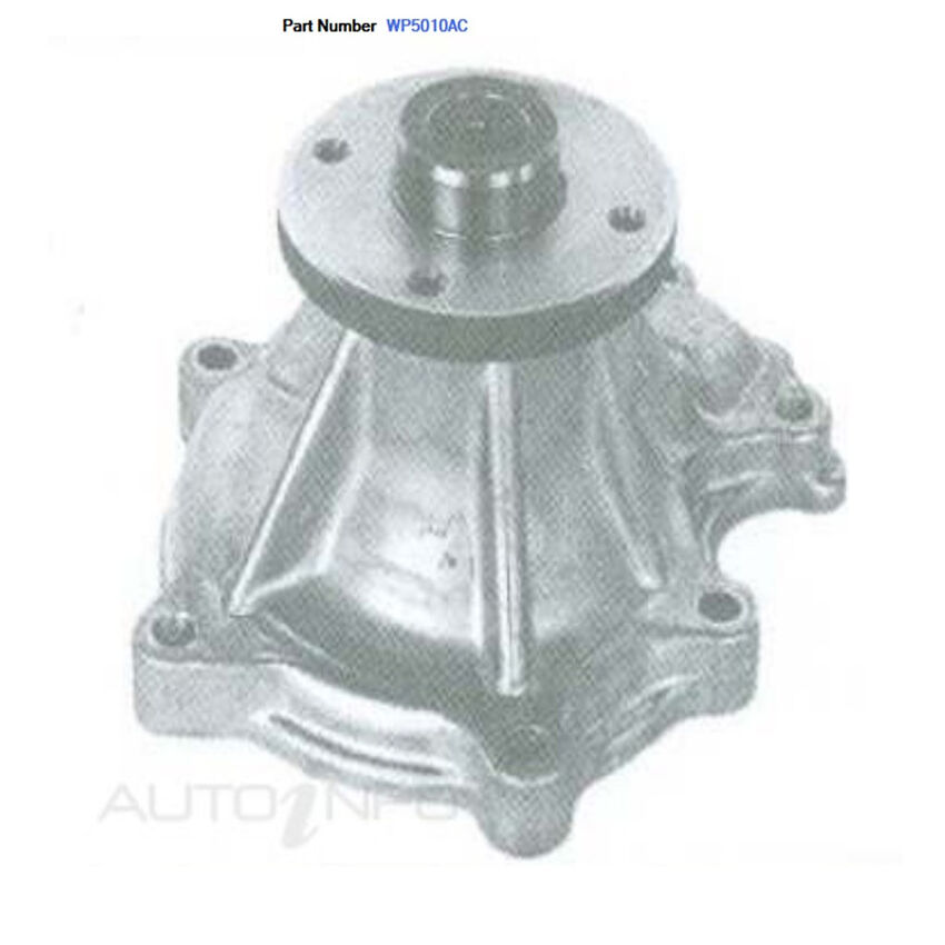 Alcius Engine Water Pump For Nissan Patrol GQ, Y60 4.2L TB42E, TB42S