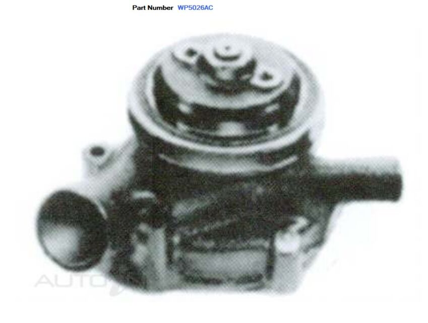 Alcius Water Pump For Mitsubishi Fuso 4D30 3.3L Canter 211 301 331 FE I4 8V