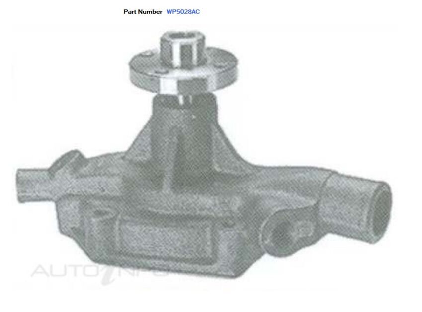 Alcius Engine Water Pump For Daihatsu F65 2.8L Diesel DL52 1983-1984