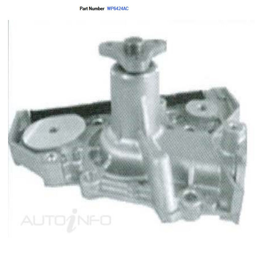 Alcius Engine Water Pump For Kia Rio LS BC 1.5L A5D 4D Sedan/ Hatchback