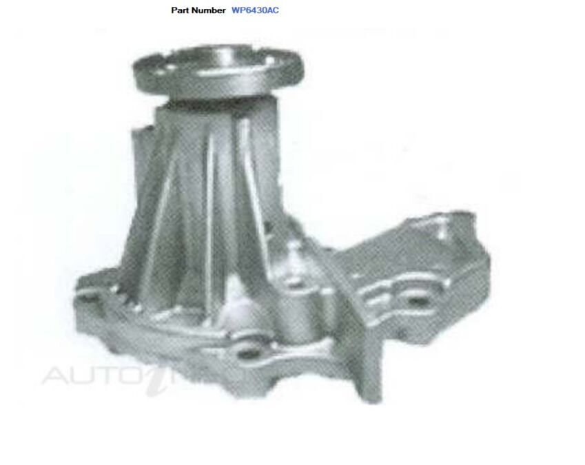 Alcius Engine Water Pump For Ford Fiesta WP, WQ 1.6L FYJA 4D Hatchback 2001-2009