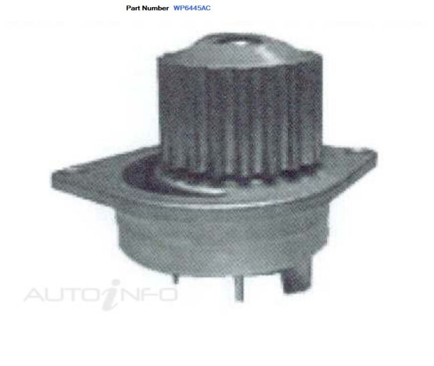 Alcius Engine Water Pump For Peugeot 307 1.6, XS 1.6L TU5JP4 4D Wagon/Hatchback