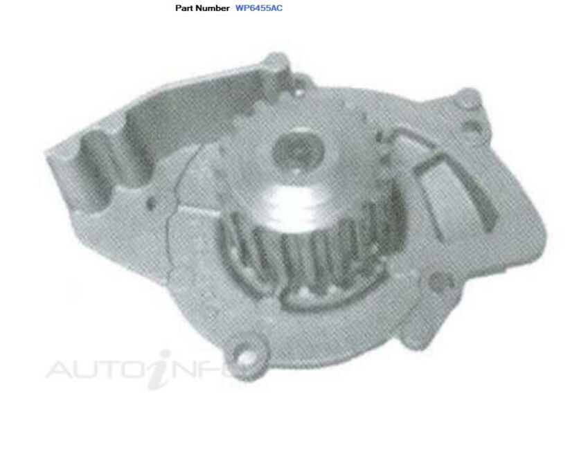 Alcius Engine Water Pump For Peugeot 307 XSE HDi Touring 2.0L DW10BTED4 2005-08