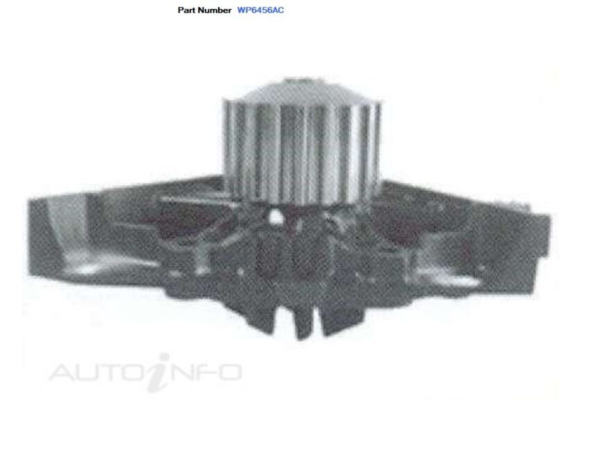 Alcius Engine Water Pump For Peugeot 307 XSE XSi CC Dynamic/Sport 2.0L