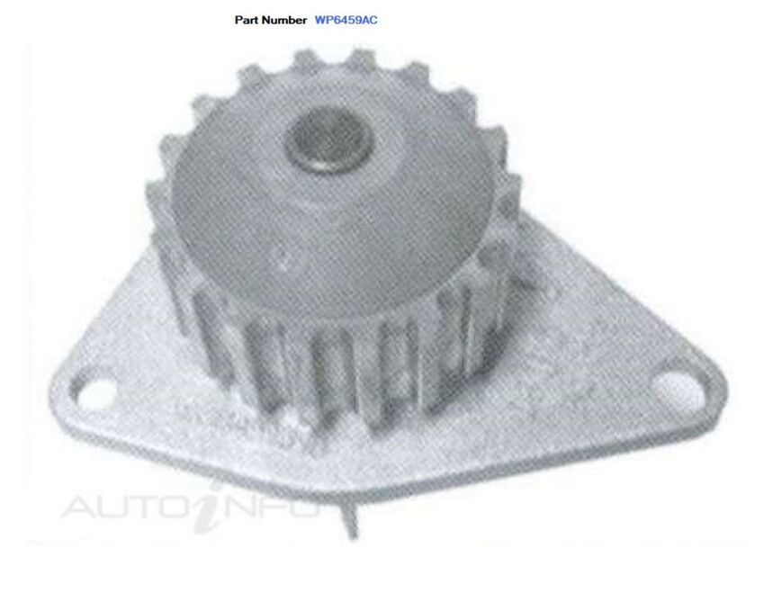 Alcius Engine Water Pump For Peugeot 206 XR 1.4L TU3JP/ TU3JP2 2D/4D Hatchback