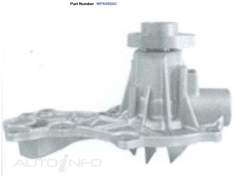 Alcius Engine Water Pump For Volkswagen Golf GL, SE MK3/ MK4 2.0L AAG/2E