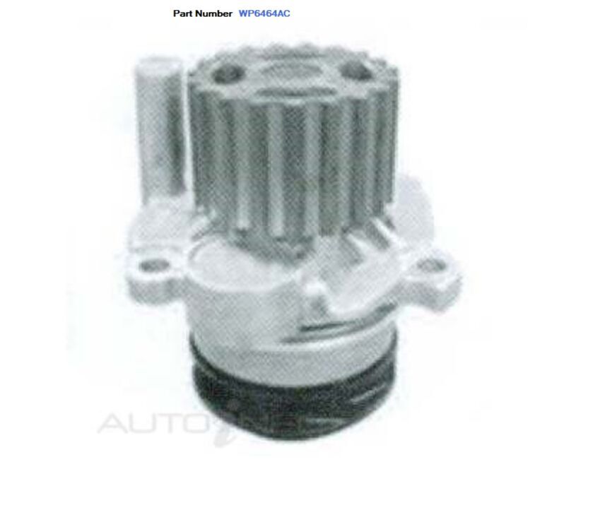 Alcius Water Pump For Volkswagen Beetle Tdi 9C 1.9L BSW 2D Hatchback 2005-2011