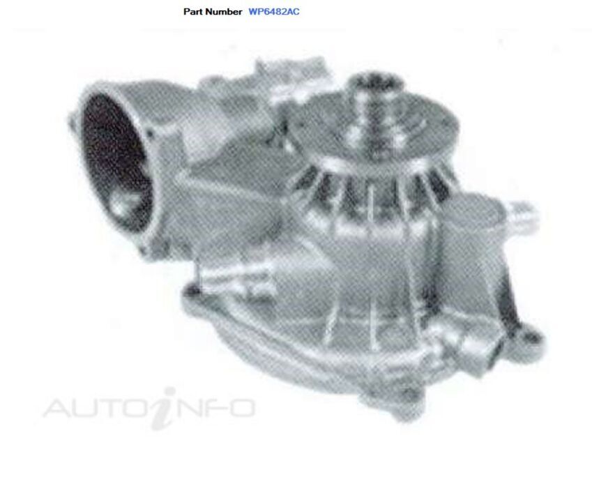 Alcius Engine Water Pump For BMW 545i E60 V8 3.4L N62B44 4D Sedan 2002-2005