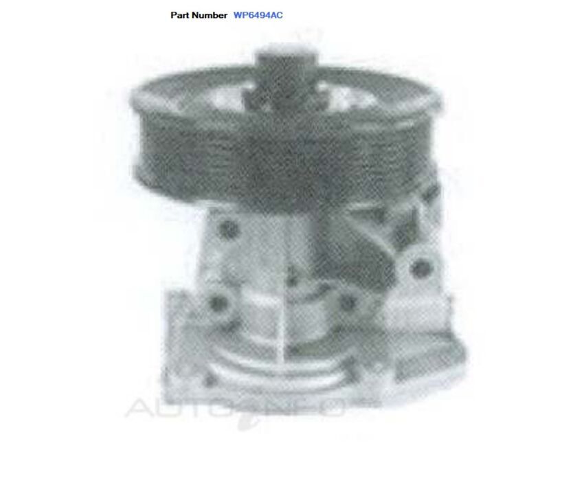 Alcius Engine Water Pump For Ford Transit SWB/MWB/LWB VH, VJ, VM 2.4L 