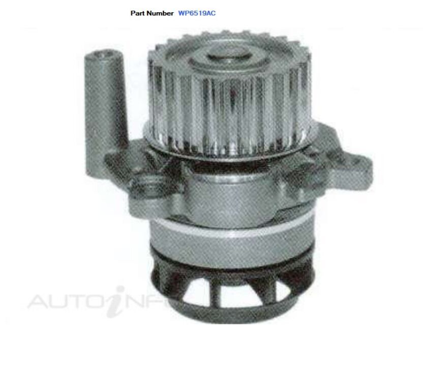 Alcius Engine Water Pump For Audi TT 2.0 TFSi Quattro 8J 2.0L CDLB 2006-2010
