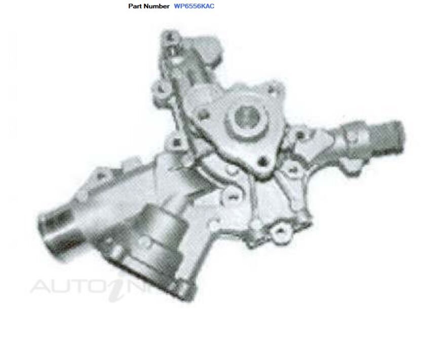 Alcius Water Pump For Holden Combo XC 1.4L Z14XEP 2D Van-Commercial 2005-2013