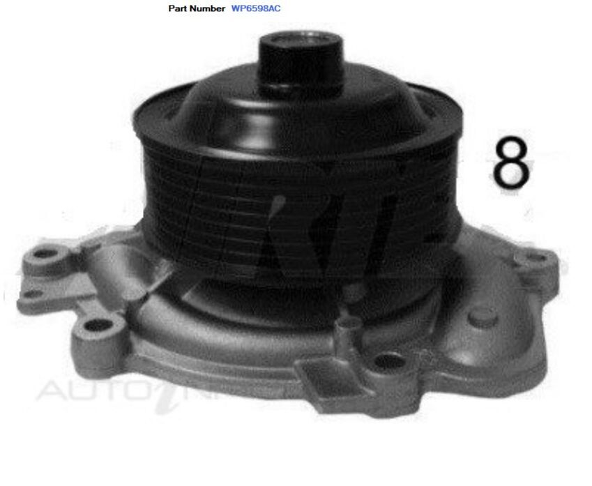 Alcius Engine Water Pump For Mercedes Benz S320 CDI W221 V6 3.0L OM642.930