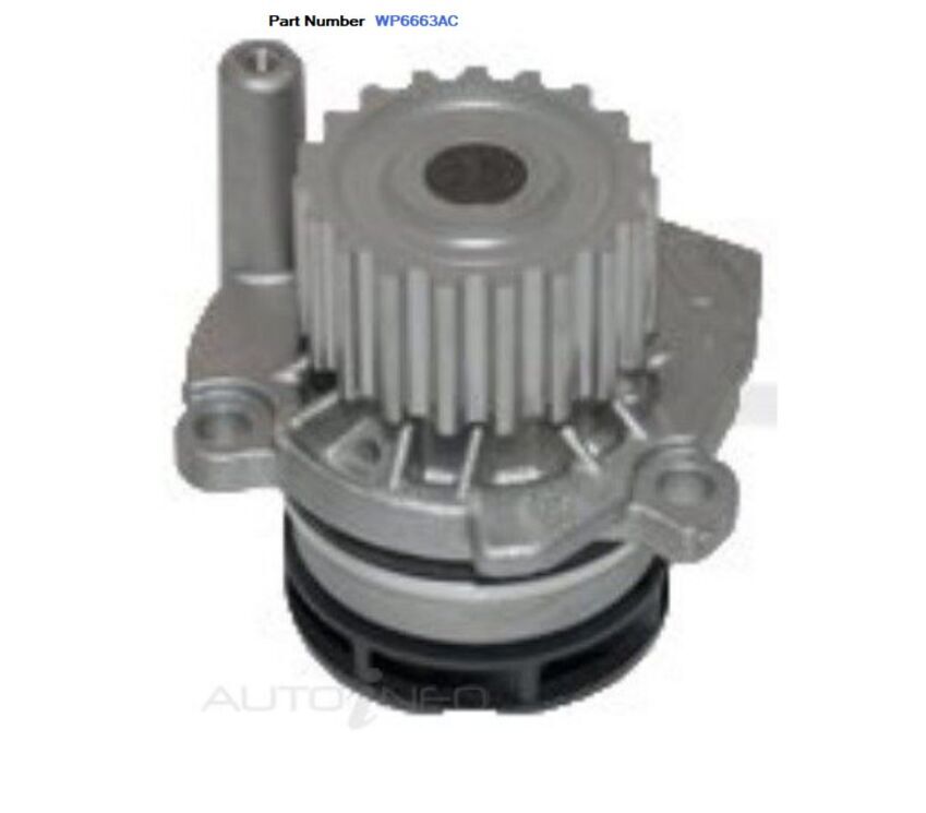 Alcius Engine Water Pump For Volkswagen Transporter T5, T6 2.0L CFCA/ CAAC