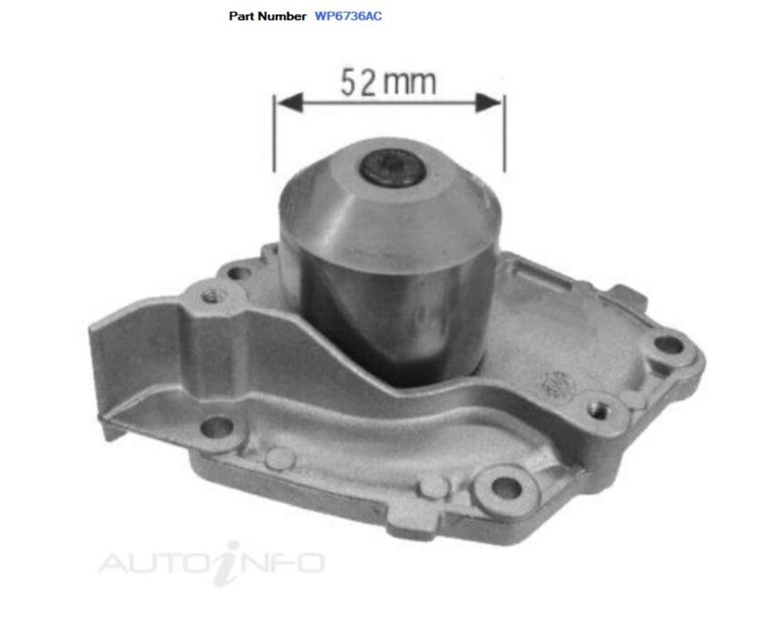Alcius Engine Water Pump For Suzuki Grand Vitara JB419, JT 1.9L F9Q 2005-On