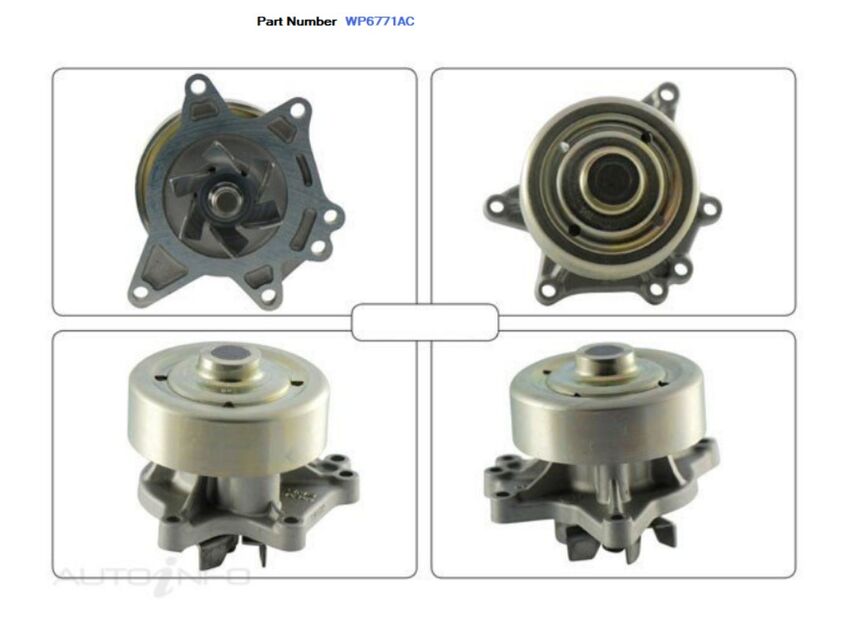 Alcius Engine Water Pump For Toyota Corolla Ascent SECA ZZE122R 1.8L 1ZZFE
