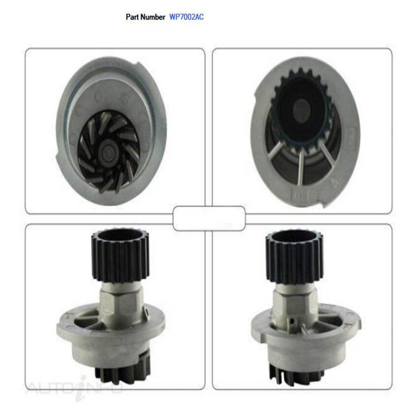 Alcius Water Pump For Daewoo Lanos SX T100, T150 1.6L A16DMS Sedan/Hatchback